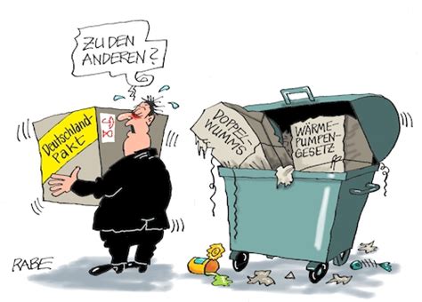 Gesetzesm Ll Von Rabe Politik Cartoon Toonpool