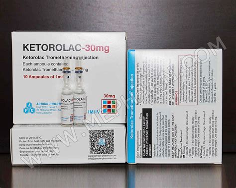 Ketorolac Tromethamine Injection 30 Mg1ml Hebei Mepha Co Ltd