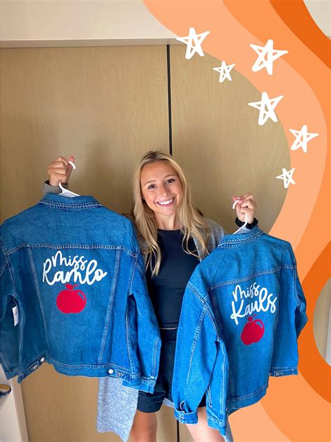 Custom Teacher Jean Jacket Teacher Jacket Custom Teacher Etsy