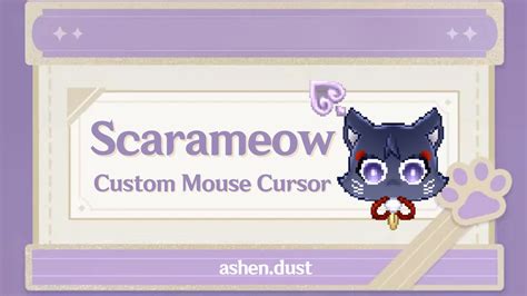 Scarameow Custom Mouse Cursor Genshin Impact Hoyolab