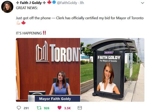 Faith Goldy is running for mayor of Toronto - AR15.COM