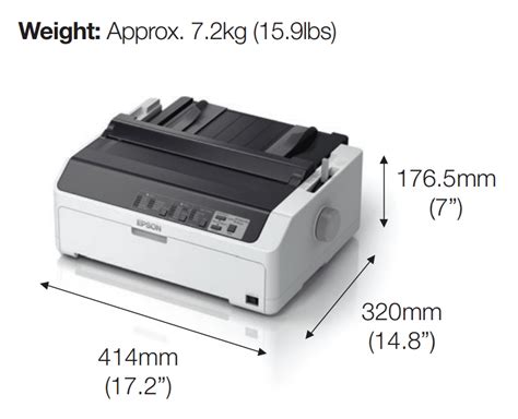 Epson Lq 590ii Impact Printer C11cf39501 Singtoner One Stop