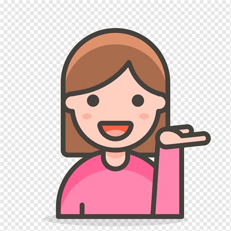 Woman Tipping Hand Gesture Streamline Emoji Icon Png Pngwing