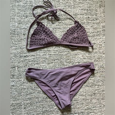 IKA KUL Swim Purple Knitted Ikakul Bikini Size Medium Poshmark