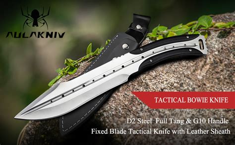 Aulakniv Collect Customized Full Tang Fixed Blade D2 Steel Perfect Tactical Design 125 Bowie