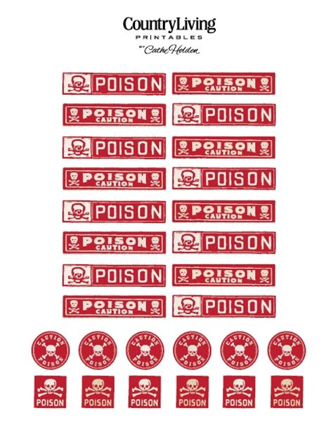 Dangerous Libations Poison Labels | Worldlabel Blog