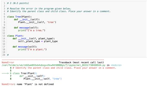 Solved Traceback Most Recent Call Last Chegg