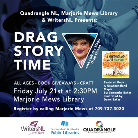 EVENT: Drag Storytime with Puff the Magic Drag Queen › WritersNL