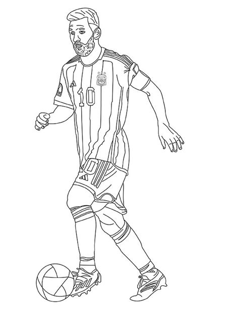 Lionel Messi Coloring Page Leo Messi Art Coloring Books Hot Sex Picture