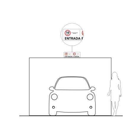 Placa Sinaliza O Predial E Condom Nio Entrada E Sa Da Velocidade