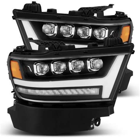 19 21 Ram 1500 Nova Series Led Projector Headlights Black By Alpharex