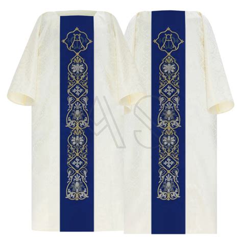 Marian Gothic Dalmatic D Akn Cream Blue Unlined All Products