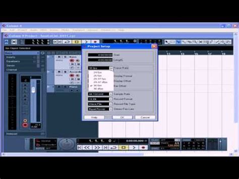 Cubase Video Tutorial Lesson Project Setup Youtube