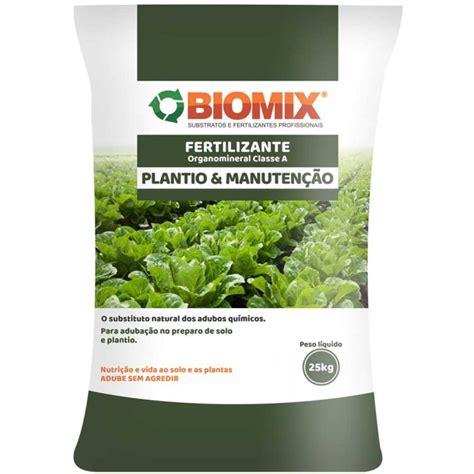 Fertilizante Organomineral Plantio Biomix Kg