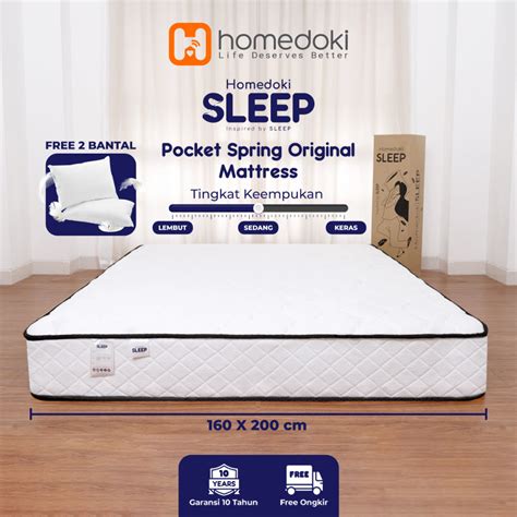 homedoki kasur spring bed matras kasur spring bed  tebal