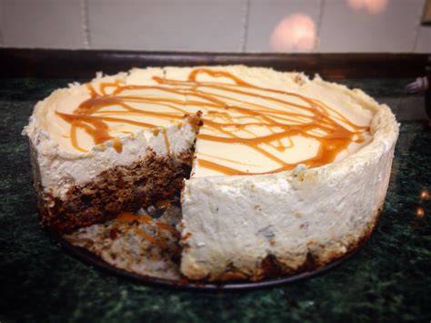 Homemade Banana Bread Bottom Cheesecake R Food