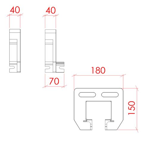 Twin Track Rail Double Hanger Complete AES 19mm AES Food Equipment