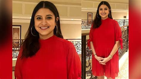 Anushka Sharma Is Floaty in Red, Her Super Affordable Dress Is All Kinds of Maternity Fashion Goals!