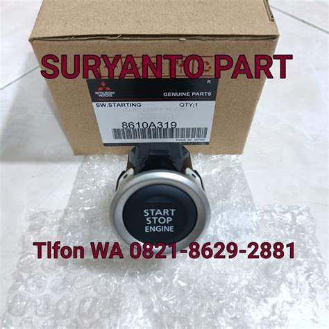 Jual Tombol Switch Start Stop Engina Mesin Mitsubishi All New Pajero