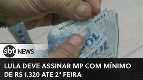 Lula Deve Assinar Mp M Nimo De R At Feira Sbtnewsnatv