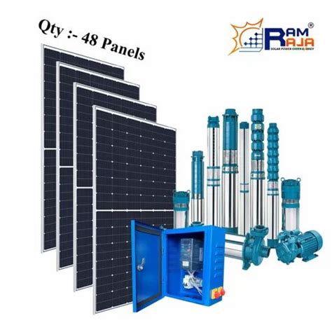 Hybrid Solar Electricity Hp Amrut Solar Water Pump Set At Rs