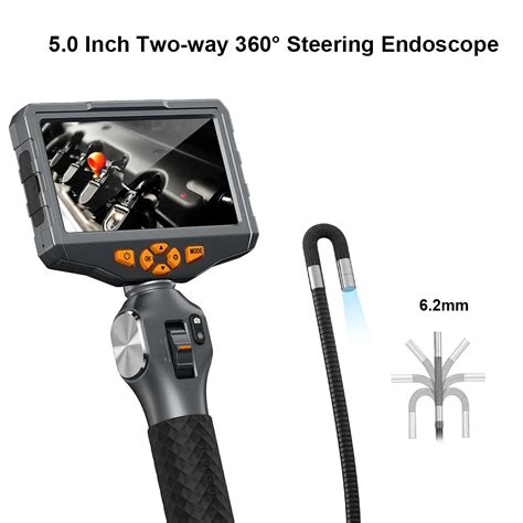 Teslong Td Mm Articulating Borescope P Inch Ips Two Way