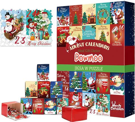 Calendario Avvento Puzzle Bambini Adulto Caselle Calendario