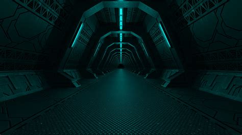 Corridor Sci-fi by HerBonArt3D on DeviantArt