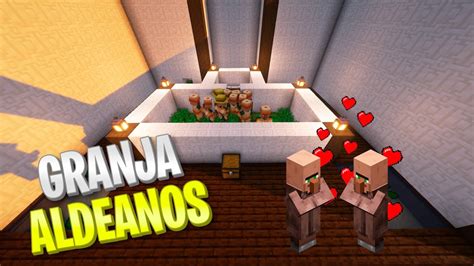 GRANJA DE ALDEANOS MINECRAFT JAVA 1 20 YouTube