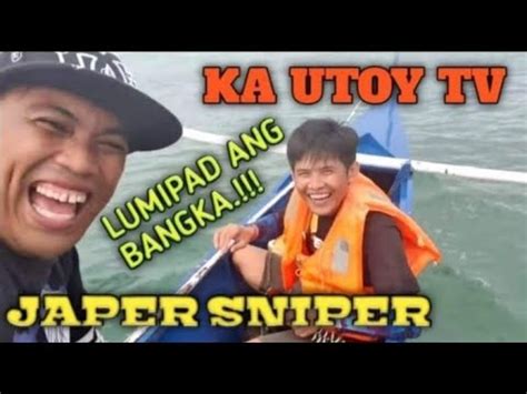 JAPER SNIPER AND KA UTOY TV ADVENTURE IN BUCANA Lumipad Ang Bangka