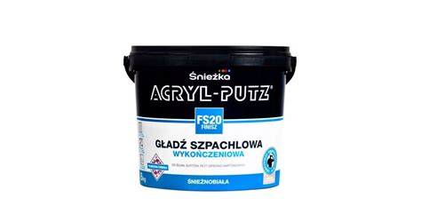 Gładź szpachlowa Śnieżka Acryl Putz FS20 Finisz 8 kg biała porównaj