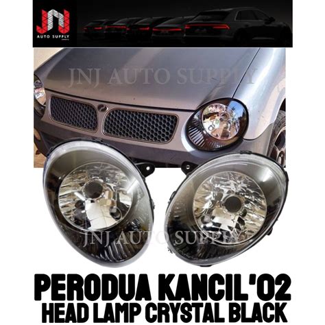 Perodua Kancil 2002 Head Lamp Crystal Black Shopee Malaysia