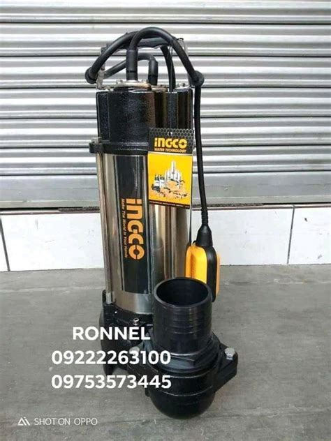 Ingco Industrial Sewage Submersible Pump Hp With Floater Switch And