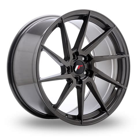 Japan Racing Jr36 Wider Rear Hyper Grey 20 Wider Rear Alloy Wheels