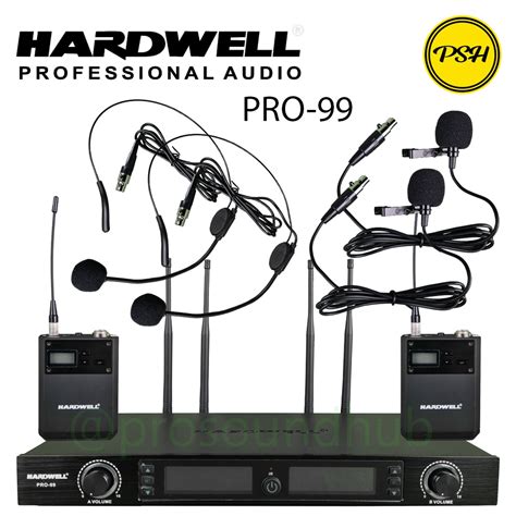 Jual Hardwell Pro Pro Mic Wireless Uhf Clip On Headset Bando Jepit