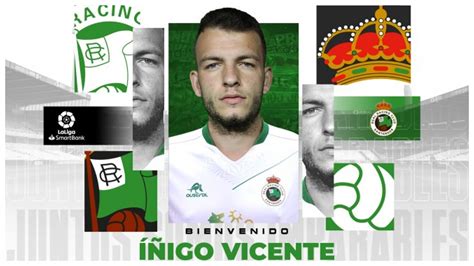 Racing De Santander Igo Vicente Ficha Por El Racing Marca