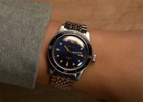 Aquascaphe Classic Blue Gilt - Baltic Watches