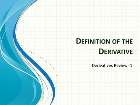 Ppt Definition Of The Derivative Powerpoint Presentation Free