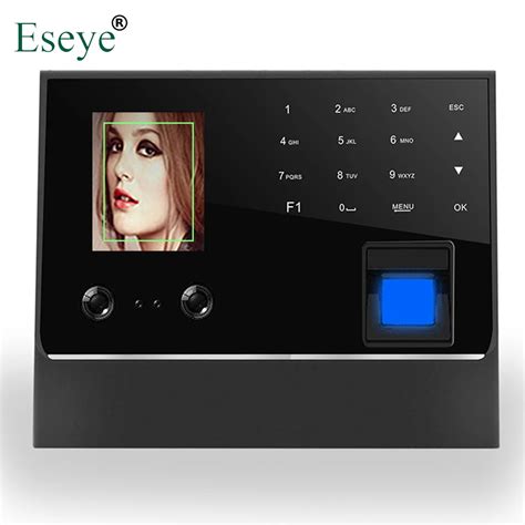 Biometric Face And Fingerprint Time Attendance System Clock Recorder