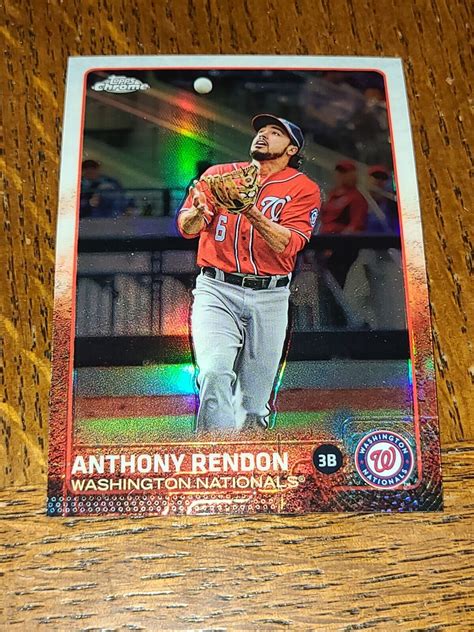 NATIONALS ANTHONY RENDON 2015 TOPPS CHROME REFRACTOR 62 EBay