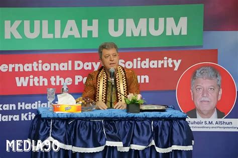 Rangkap Budaya Duta Palestina Menyapa Mahasiswa IIB Darmajaya Dalam