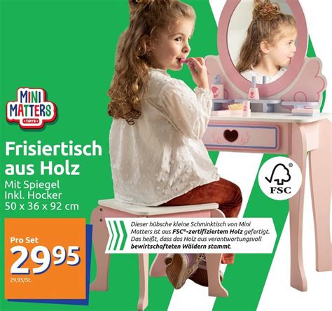 MINI MATTERS Toys Frisiertisch Aus Holz Angebot Bei Action