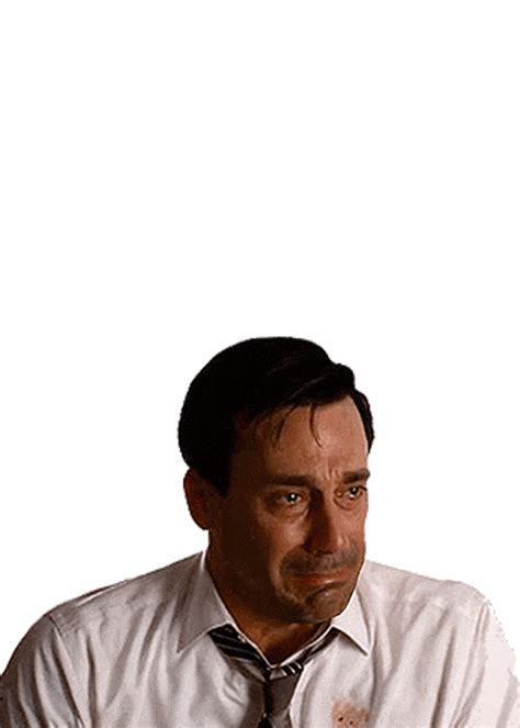 Sad Jon Hamm Sticker for iOS & Android | GIPHY