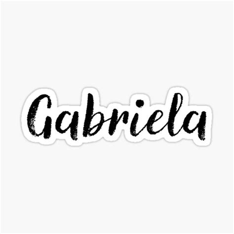 Gabriella In Cursive