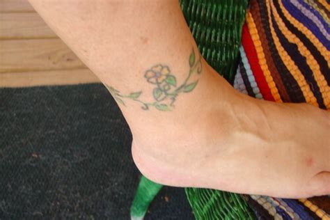 Ankle Flower Tattoo Designs Tattoo Designs For Women