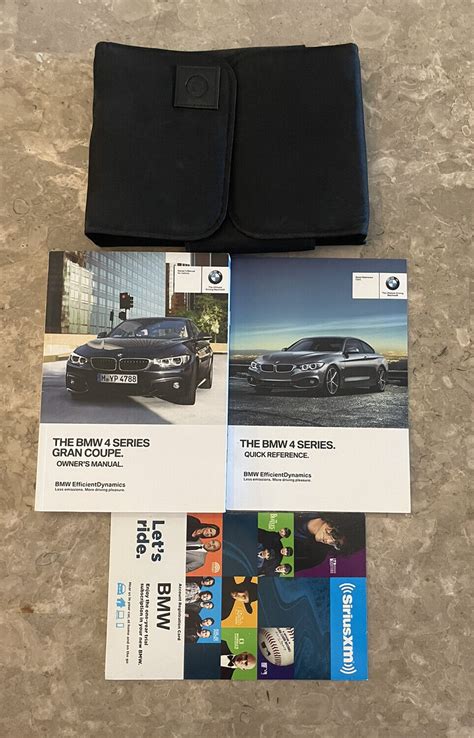 Bmw Series Gran Coupe Owners Manual Set W Case Ebay