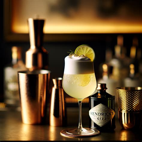 Yuzu Gin Fizz, Classic Gin Fizz with a citrus twist