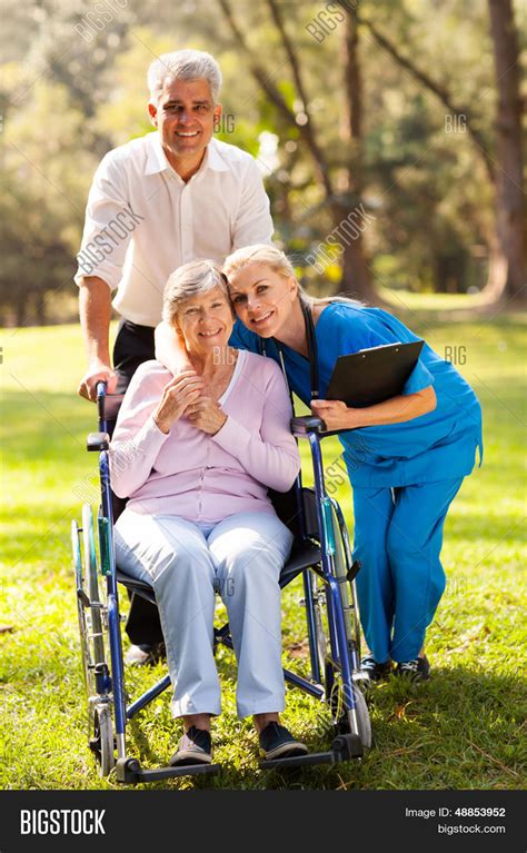 Caring Nurse Hugging Image And Photo Free Trial Bigstock