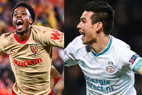 Champions League 2023 Lens vs PSV a qué hora juega Chucky Lozano y