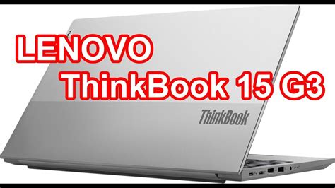 Распаковка ноутбук LENOVO ThinkBook 15 G3 ACL Mineral Grey 21A4003ERA